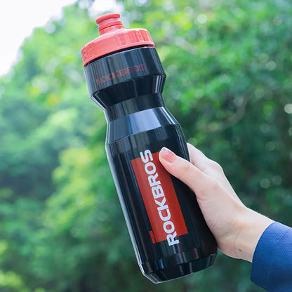 ROCKBROS 750ml Cycling Water Bottle and Cage Set – Lightweight & Durable