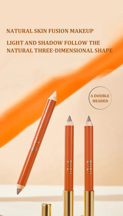 Double-Ended Contour & Highlighter Stick - Creamy Sculpting Makeup Pen