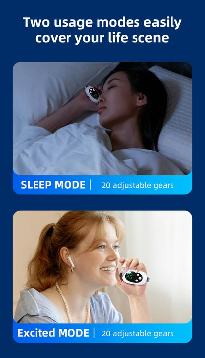 Microcurrent Handheld Sleep Aid Device for Insomnia & Anxiety Relief