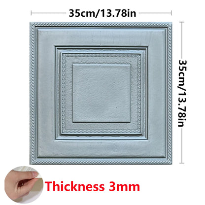 3D Peel & Stick Waterproof Foam Wall Panels