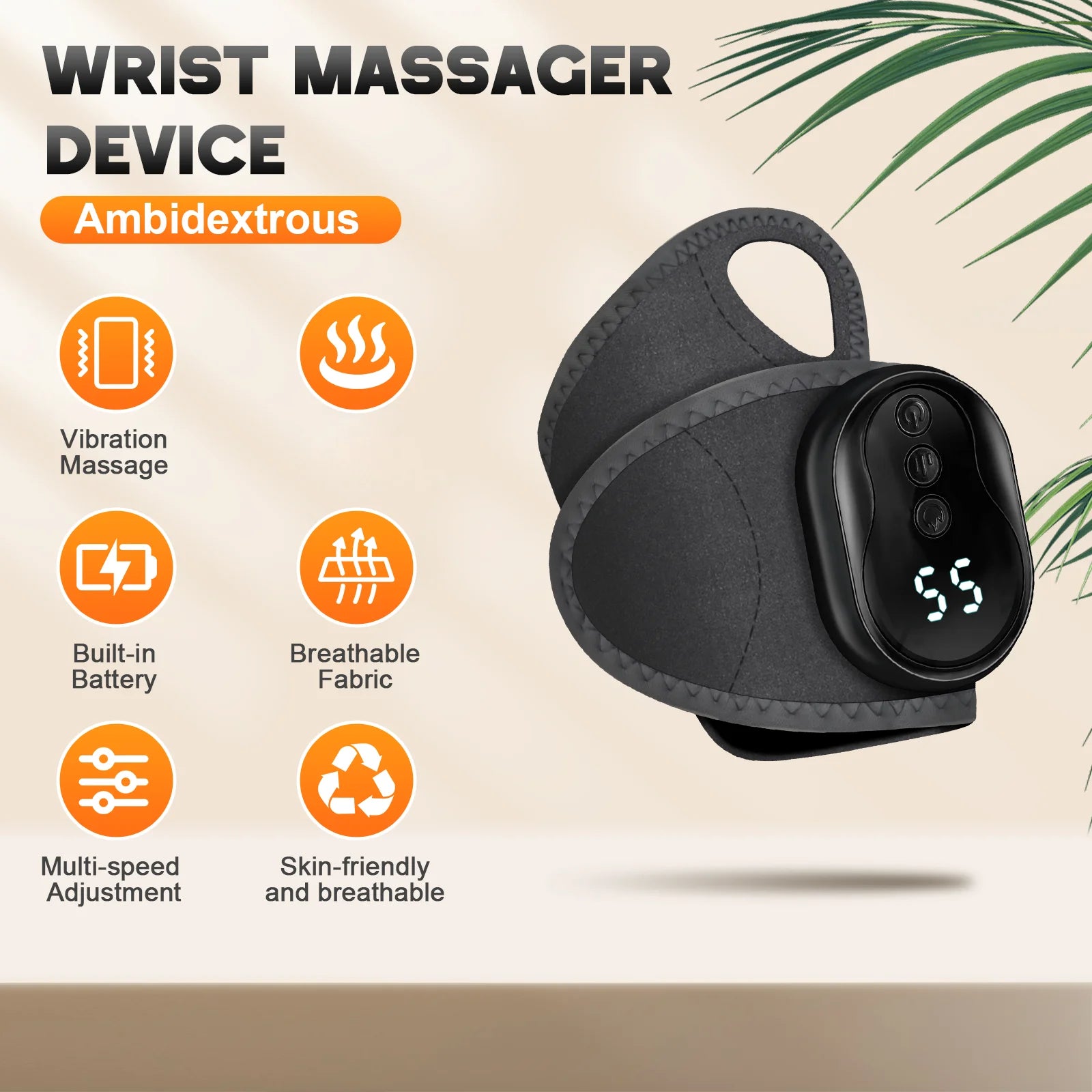 Vibration Ankle & Wrist Massager Wrap for Joint Pain Relief & Muscle Recovery - 11