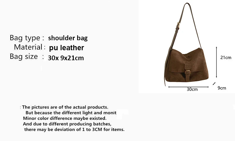 Luxury Matte Leather Tote Bag