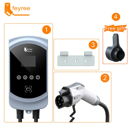 50A 12KW Type 1 EV Charging Station - Fast Home Electric Vehicle Charger