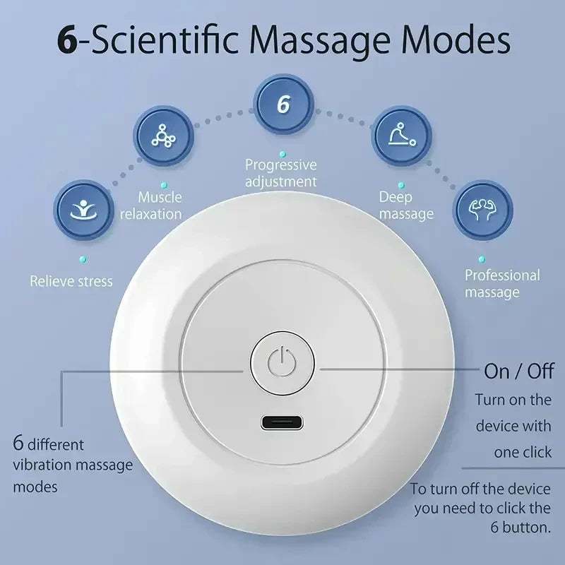 Mini Deep Tissue Massage Gun - Portable Handheld Muscle Massager - 3