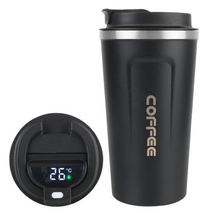 Insulated Stainless Steel Travel Mug - Leak-Proof Coffee Cup 380/510ml