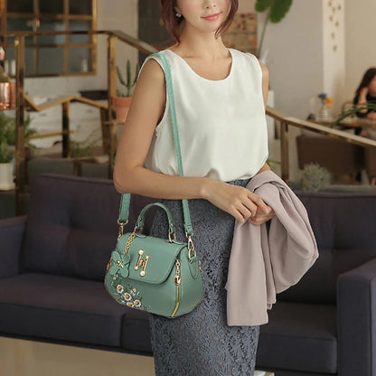 Luxury Embroidered Bucket Bag
