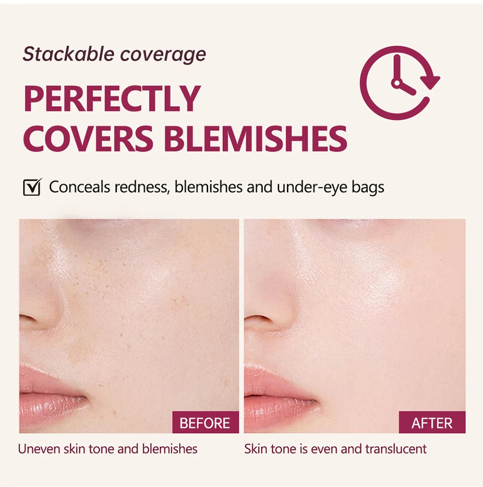 Semi-Matte Cushion Foundation - Full Coverage CC Cream - 11