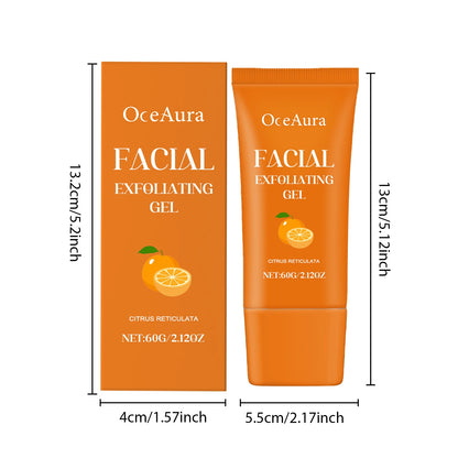 Orange Vitamin C Facial Exfoliating Gel for Deep Cleansing & Brightening