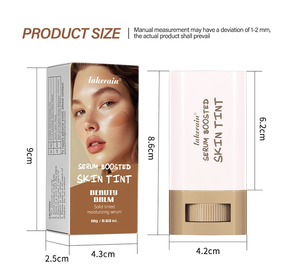 Serum Boosted Skin Tint Foundation Stick - Hydrating & Waterproof