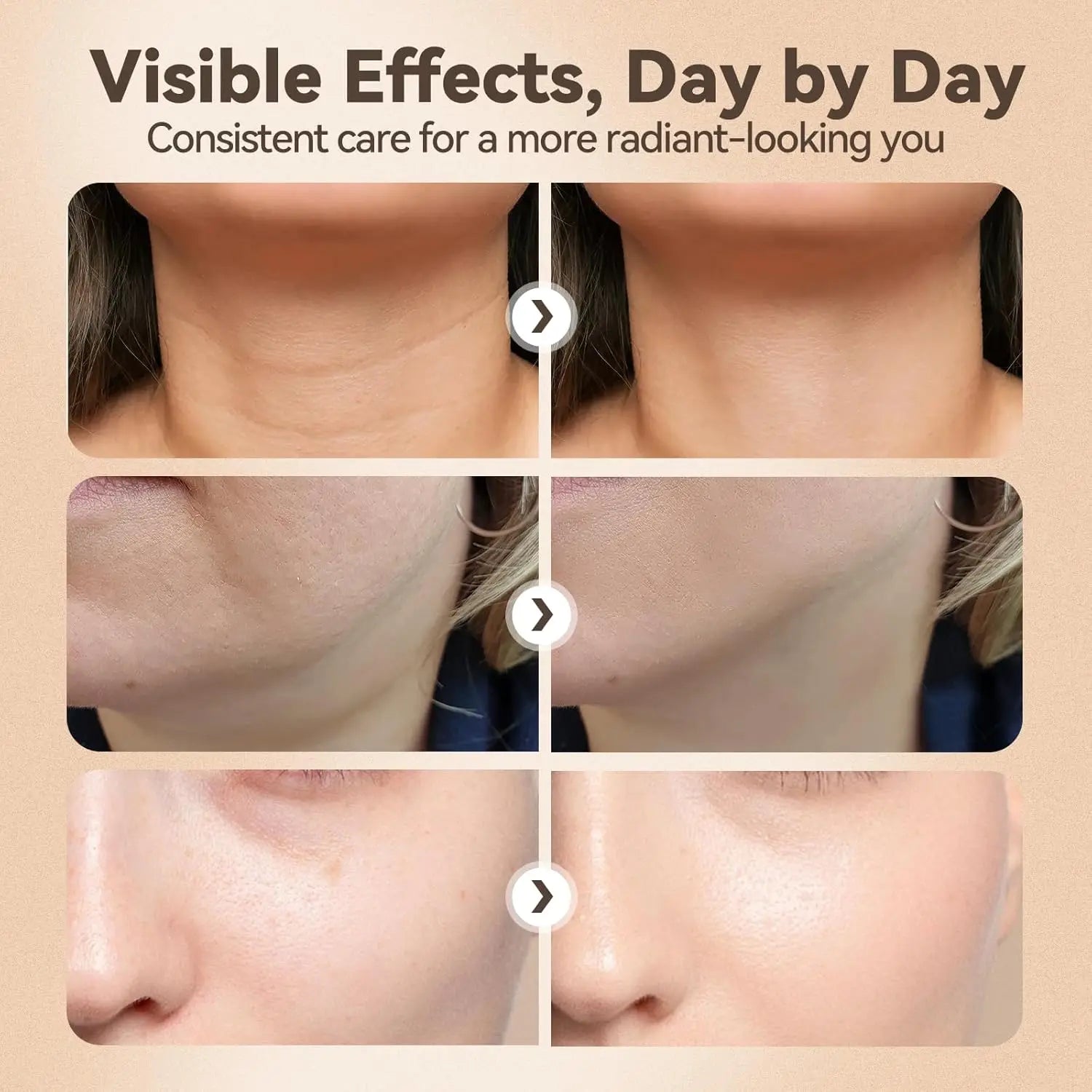 3-in-1 LED Facial & Neck Sculpting Massager – Anti-Aging Skin Toning Device - 4