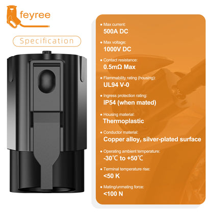 NACS to CCS1 EV Charging Adapter - Fast 500A DC Charging for Ford, GM, Rivian