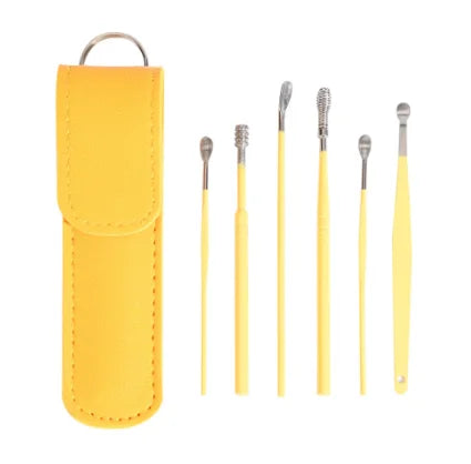 Professional Stainless Steel Ear Wax Removal Kit & Cleaning Tool Set