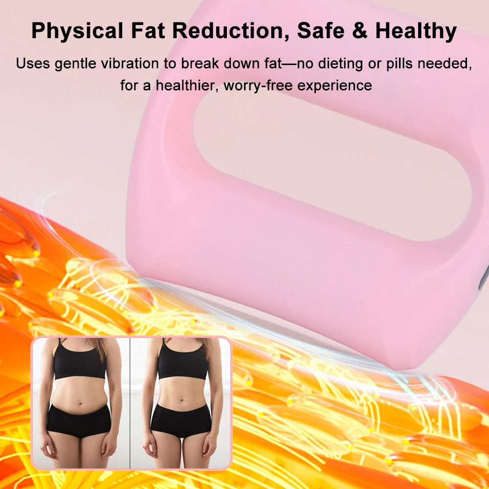 Electric Fascia Ring Wearable Vibration Massager for Waist Belly & Deep Tissue Pain Relief
