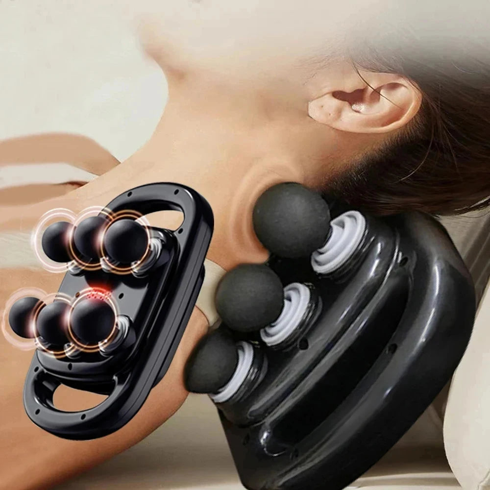 6-Head Deep Tissue Massage Gun for Muscle Pain Relief