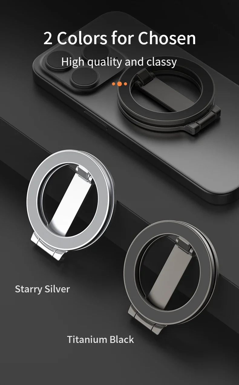 Foldable Magnetic Phone Holder for Gym Treadmill & Car - Magsafe Compatible
