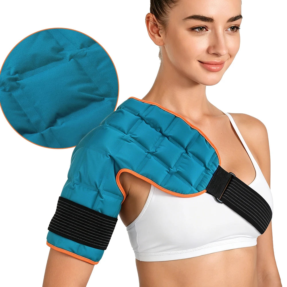 Large Reusable Back Ice Pack & Hot Cold Therapy Wrap - 33