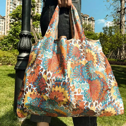 Floral Shopping Tote