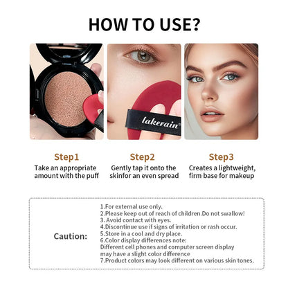 Semi-Matte Cushion Foundation - Full Coverage CC Cream