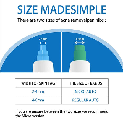 2-in-1 Skin Tag Removal Kit - Painless Home Mole & Skin Tag Remover Tool