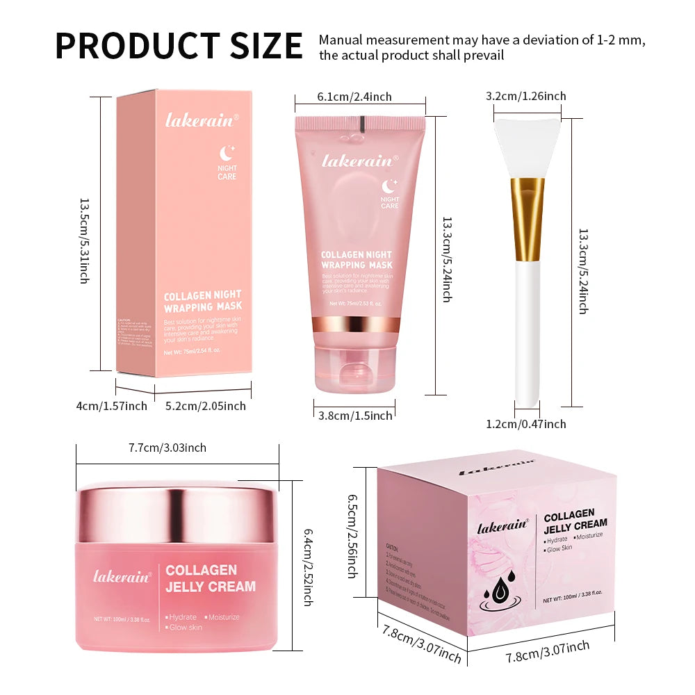 Overnight Collagen Wrapping Mask - Hydrating Peel-Off Facial Gel