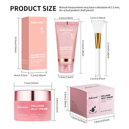 Overnight Collagen Wrapping Mask - Hydrating Peel-Off Facial Gel
