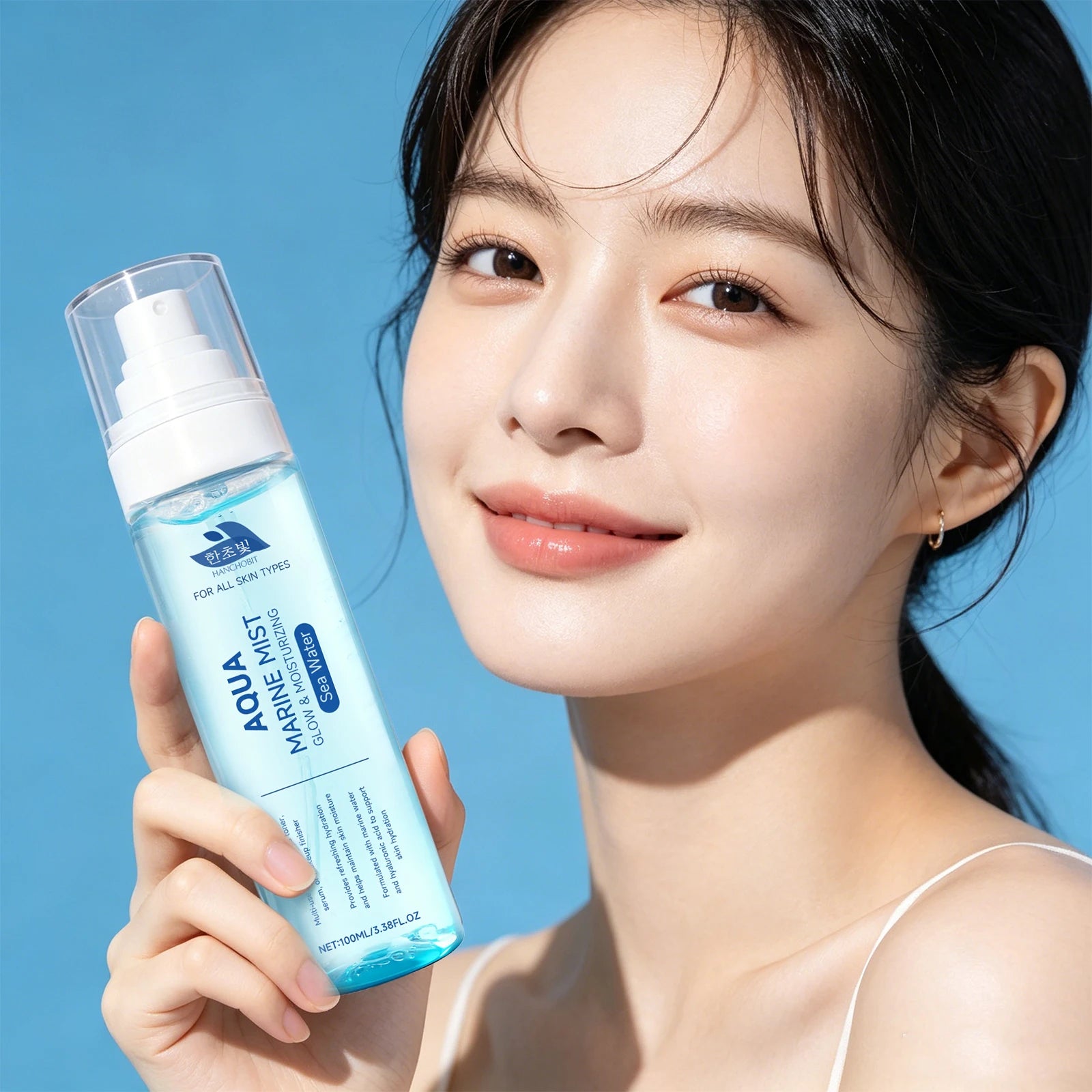 Marine Glow Hydrating Face Mist with Hyaluronic Acid for Dry Skin - 5