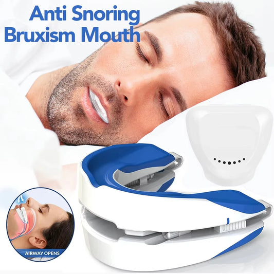 Adjustable Anti-Snoring Mouth Guard Sleep Mouthpiece for Bruxism & Snoring Relief