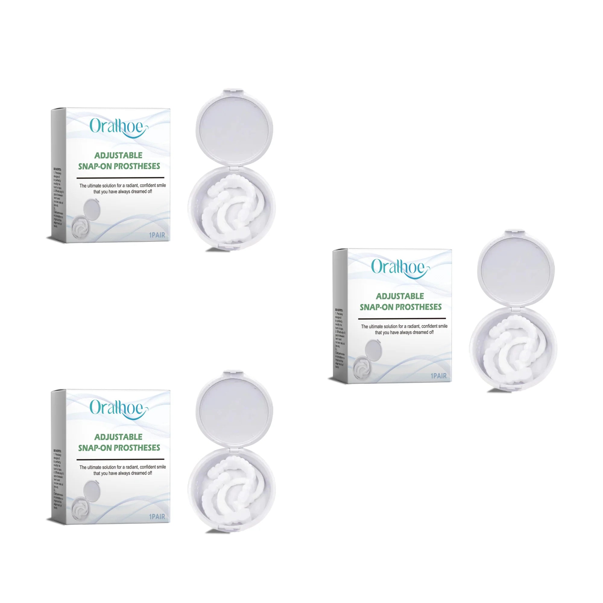 Snap-On Smile Veneers - Instant Dental Makeover for Gaps and Stains - 14