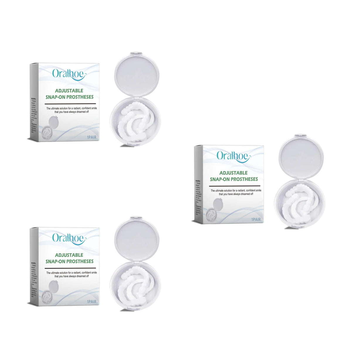 Snap-On Smile Veneers - Instant Dental Makeover for Gaps and Stains