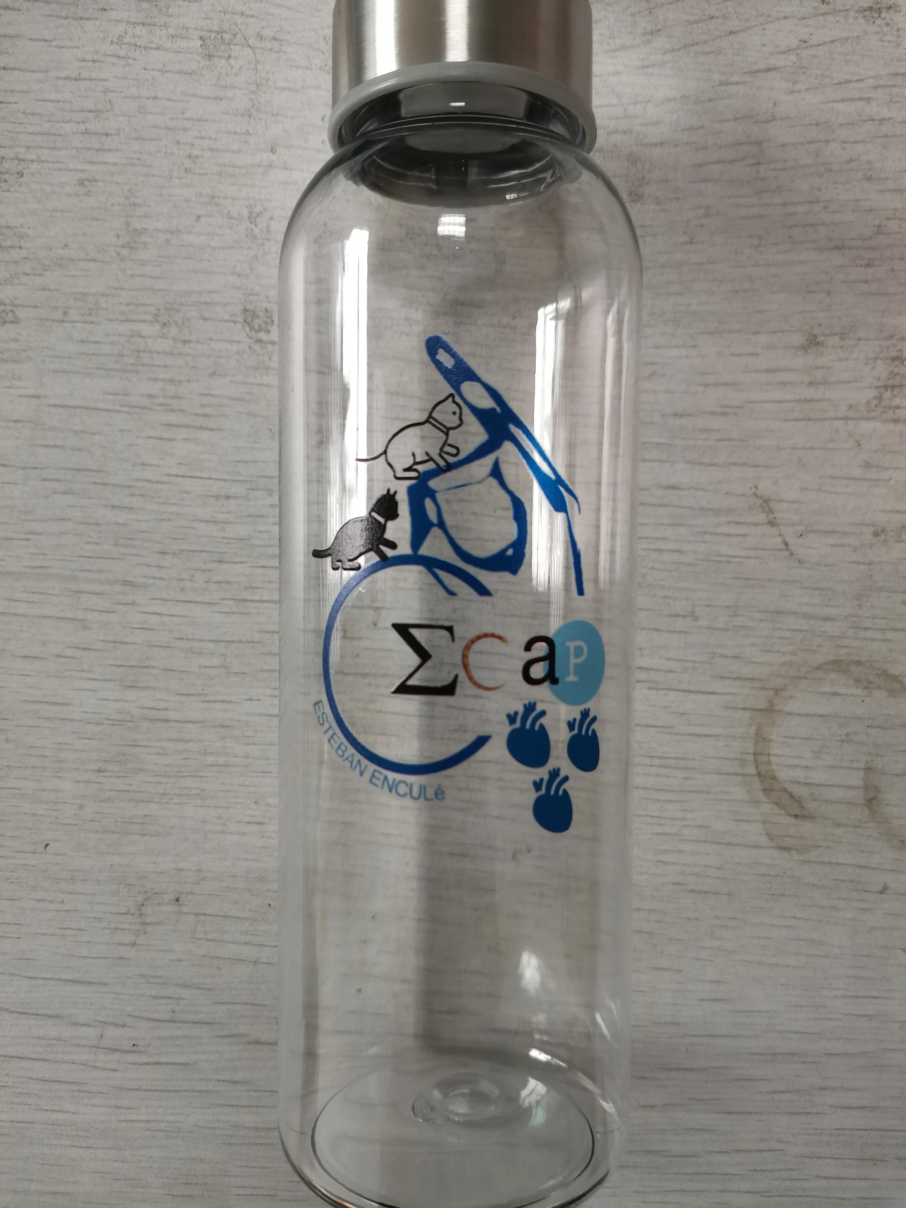 Personalized 550ml Sports Water Bottle - Custom BPA-Free Leakproof Sport Cup - 14