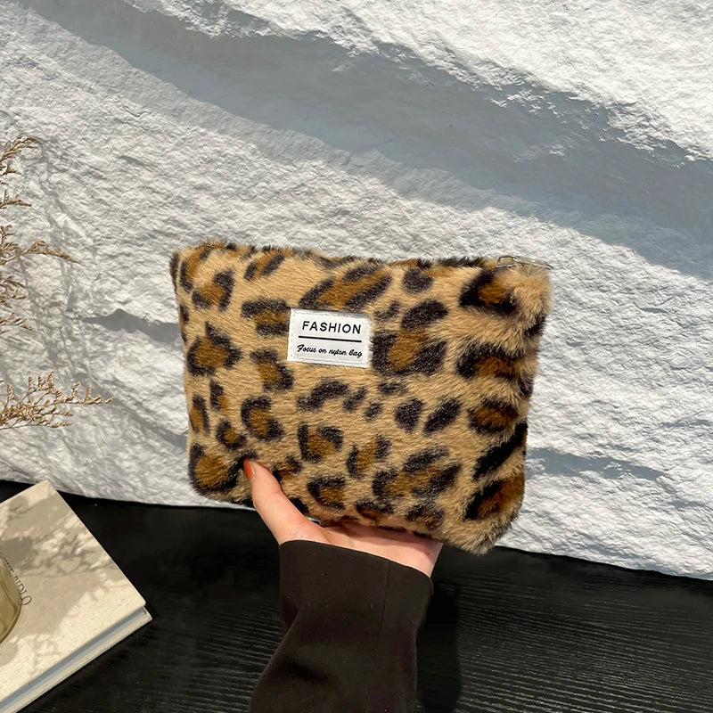 Leopard Retro Makeup Bag