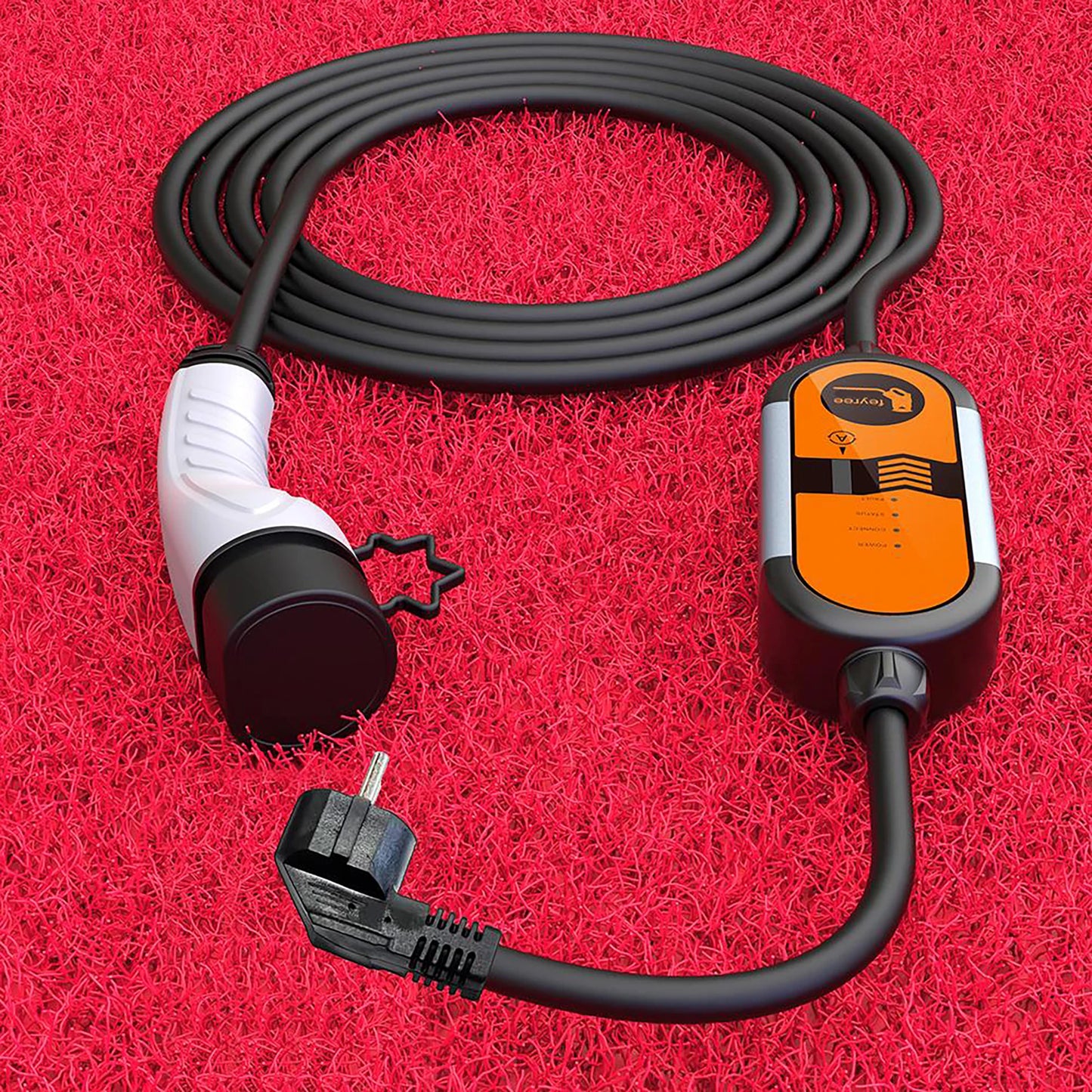 Portable EV Charger Type 1 & 2 - 3.5kW Adjustable Electric Car Charger