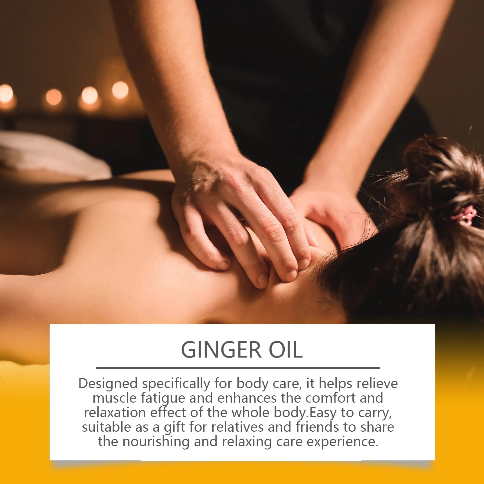 Natural Ginger & Arnica Muscle Relief Massage Oil for Deep Tissue Body Relaxation - 11