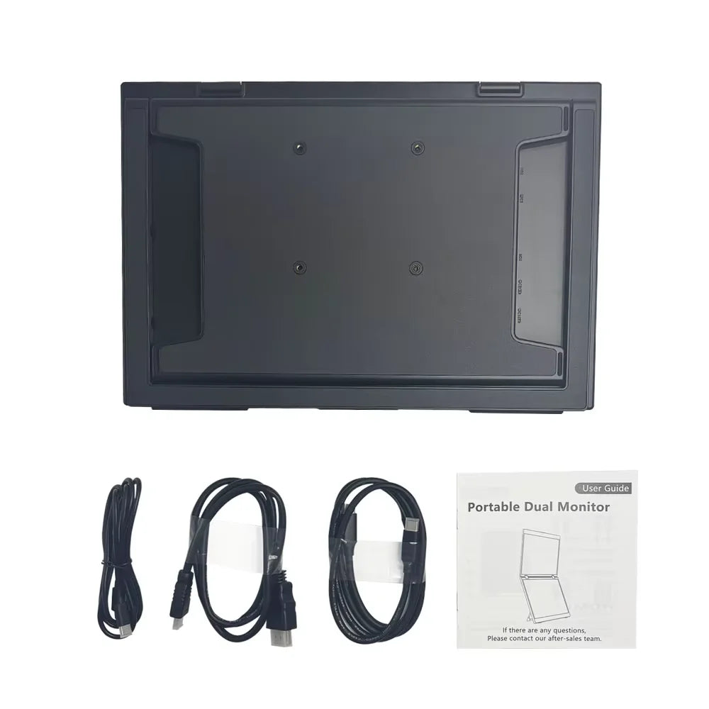 14" Dual Screen Portable Laptop Monitor - 1.2K 1920x1200 IPS Triple Display - 15