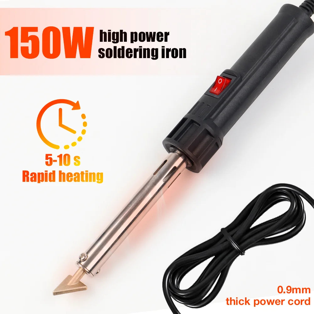 150W/50W Plastic Welder & Soldering Iron Kit - Car Bumper, Kayak - 4