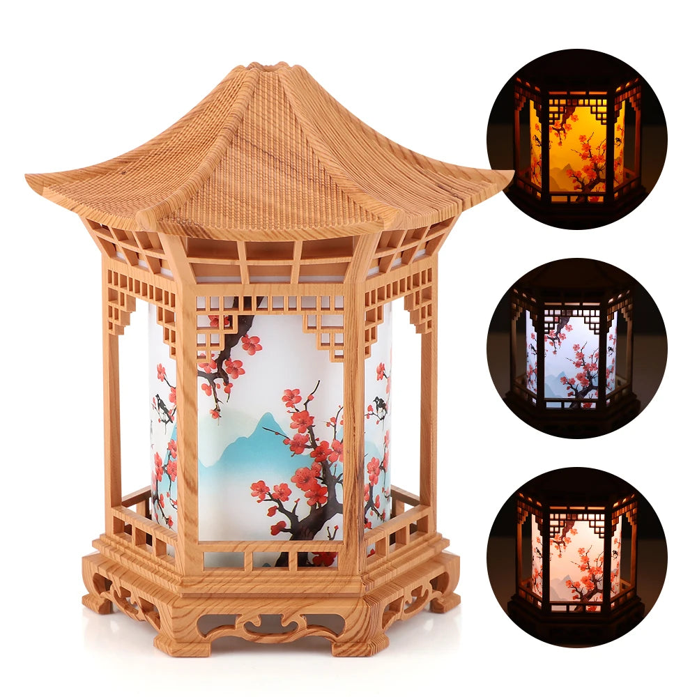 Zen Pavilion Ultrasonic Humidifier with Ambient Night Light