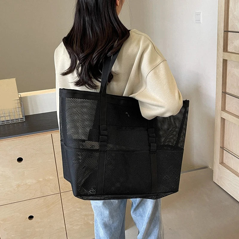 Luxury Hollow Mesh Tote
