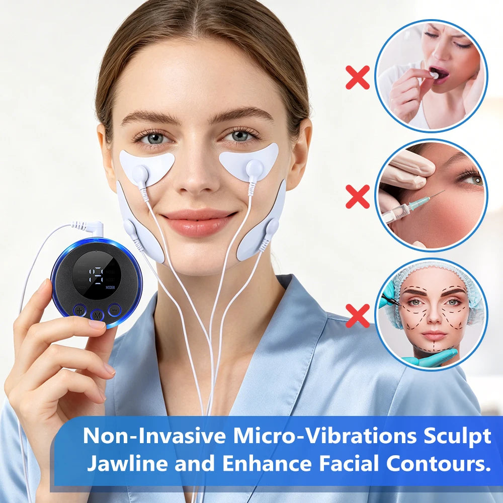 EMS Electric Eye & Facial Lifting Massager - Anti-Wrinkle Skin Tightening Device - 2