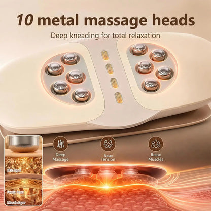 Electric Lumbar Traction & Massage Device for Lower Back Pain Relief