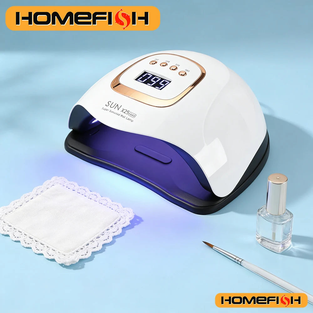 81 LED UV Nail Lamp - Fast Gel Polish Dryer with Auto Sensor