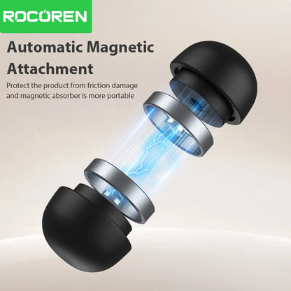 Magnetic Mini Laptop Cooling Stand - Aluminum Portable Notebook Holder