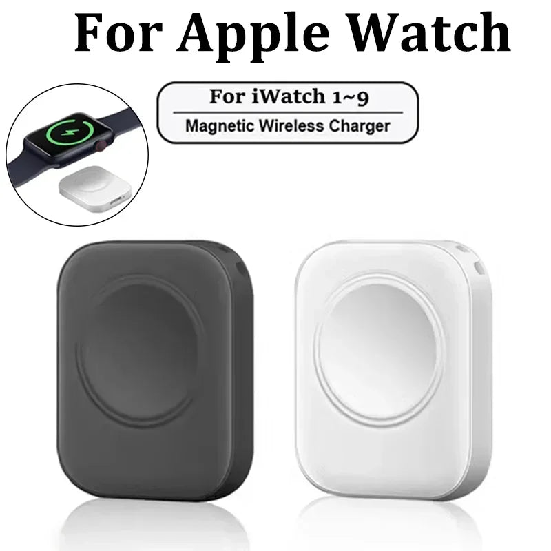 Portable Magnetic Wireless Fast Charger for All Apple Watch Series - 1