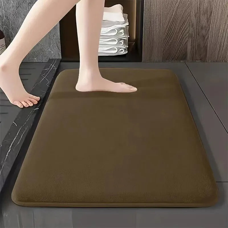 Super Absorbent Non-Slip Bath Mat - Quick-Dry Bathroom Rug - 17