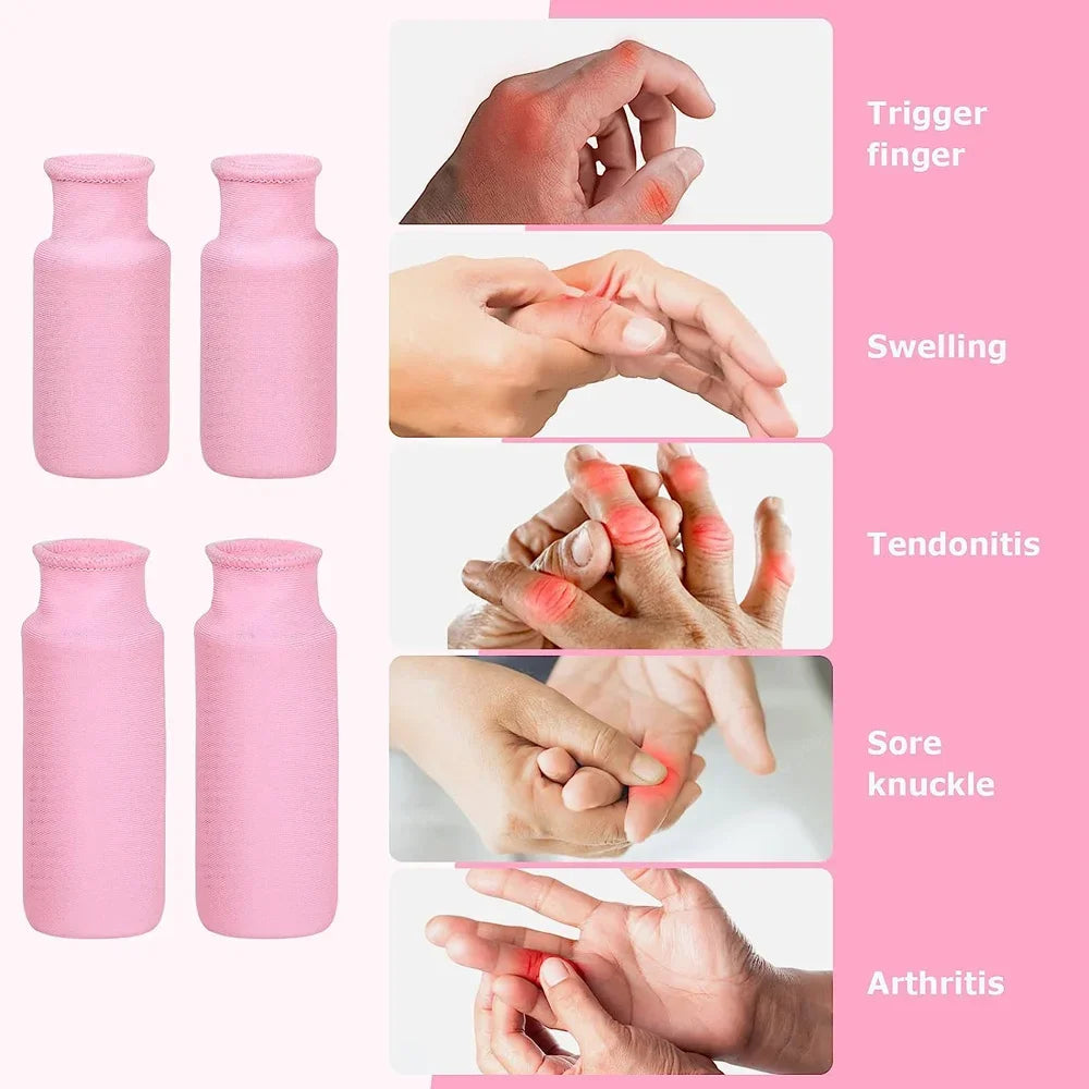 Reusable Finger Ice Pack Sleeves for Arthritis & Finger Pain Relief (4PCS)