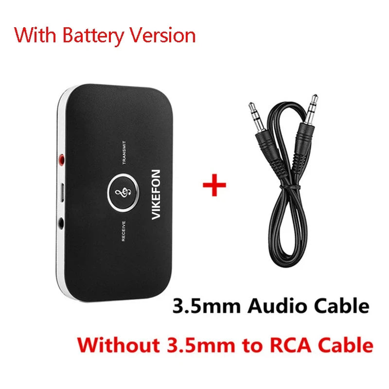 2-in-1 Bluetooth 5.0 Transmitter & Receiver for TV, PC, and Car Audio - 9