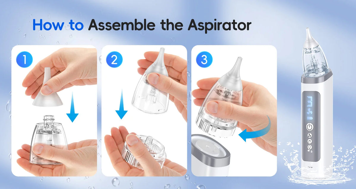 Electric Baby Nasal Aspirator - Safe & Gentle Automatic Nose Cleaner