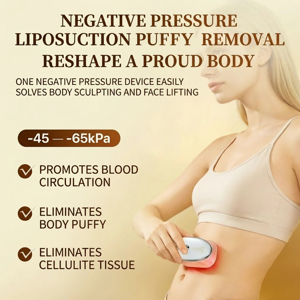 5-in-1 Body & Face Sculpting Machine - Electric Cellulite Massager with LED & EMS