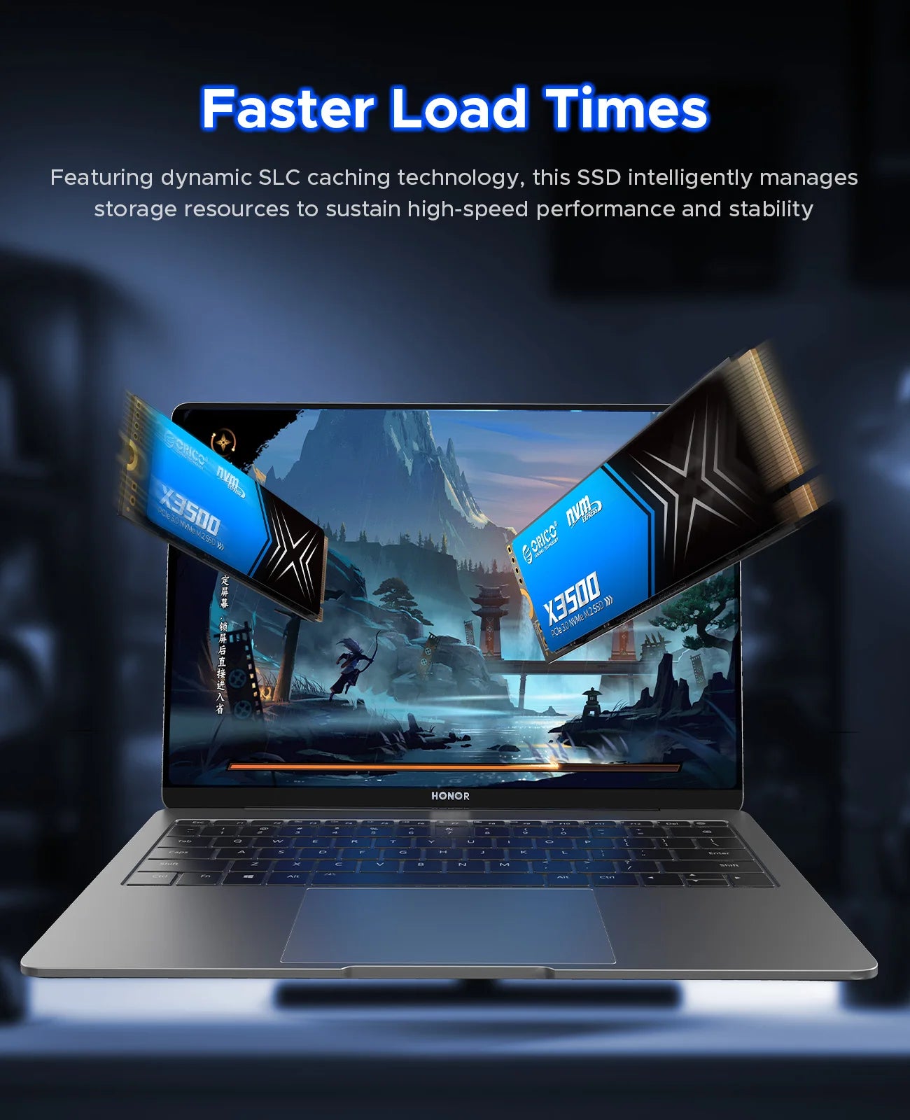 ORICO 2TB M.2 NVMe PCIe 3.0 SSD – Fast 3500MB/s Internal Drive for PC & Laptop