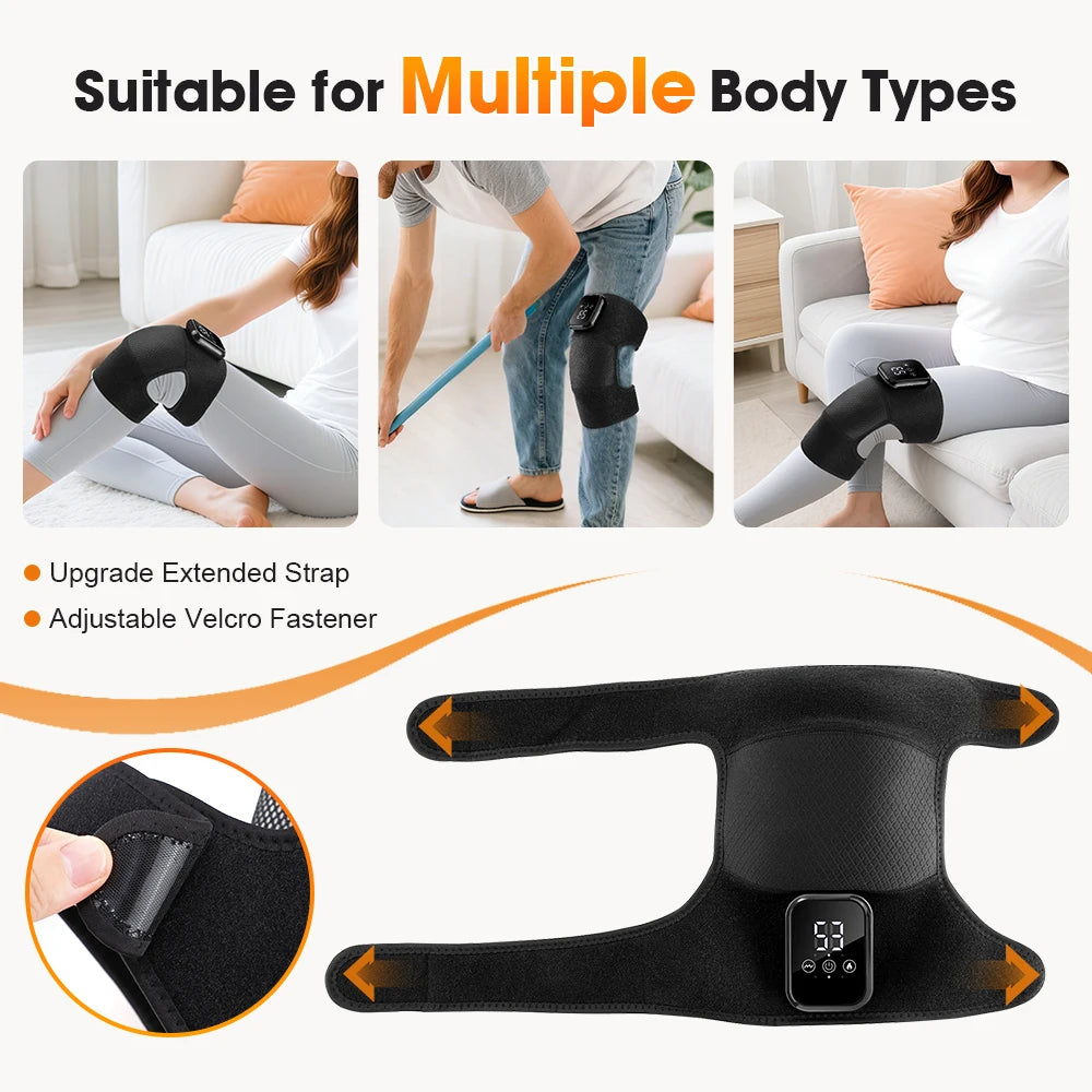 3-in-1 Heated Knee Shoulder Elbow Massager with Vibration