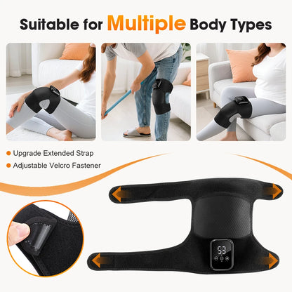 3-in-1 Heated Knee Shoulder Elbow Massager with Vibration